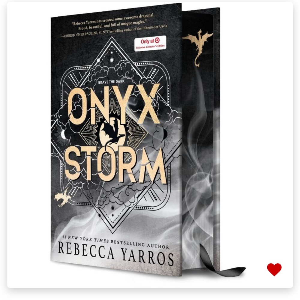 Make me an offer! 2 NEW Copies of Onyx Storm Target Limited Edition!